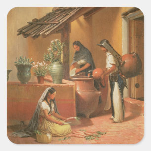 Adesivo Quadrado O lugar da água (Tortugo)