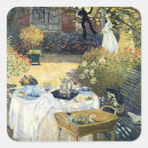 Adesivo Quadrado O Luncheon Claude Monet