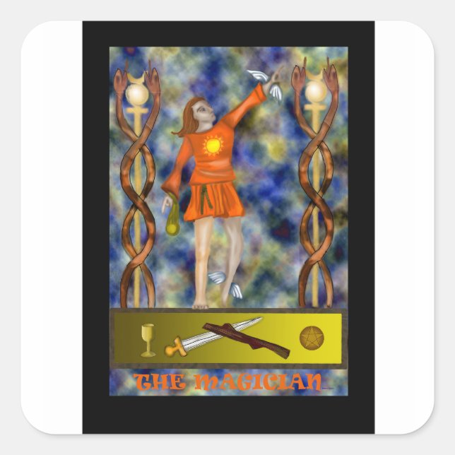 Adesivo Quadrado O Mágico - Sticker (Frente)