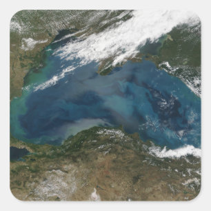 Adesivo Quadrado O Mar Negro em Rússia oriental