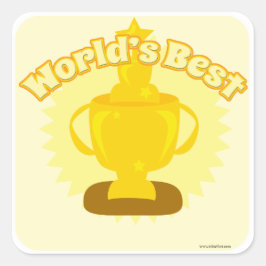 Adesivo Quadrado O melhor design personalizável dos mundos!