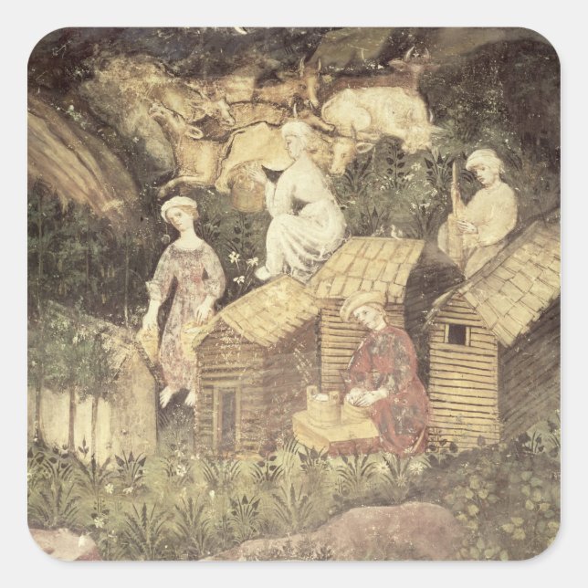 Adesivo Quadrado O Mês de junho (Frente)