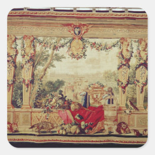 Adesivo Quadrado O Mês de outubro/ Chateau das Tuilerias