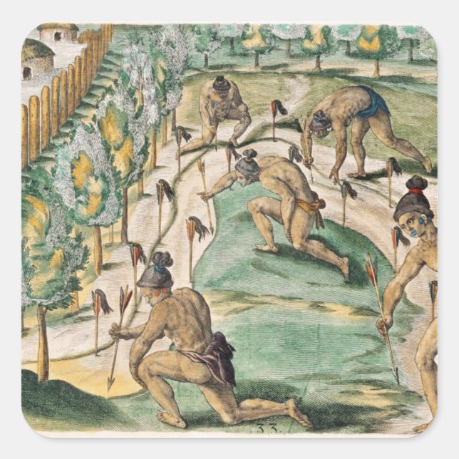 Adesivo Quadrado O método de declarar a guerra (Frente)