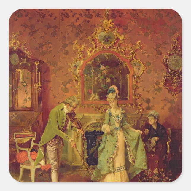 Adesivo Quadrado O Morador (Frente)