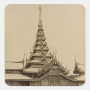 Adesivo Quadrado O Myei-nan ou a audiência principal Salão