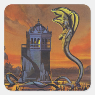 Adesivo Quadrado O Naga-Rei (litho da cor)