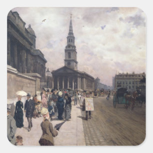 Adesivo Quadrado O National Gallery, Londres