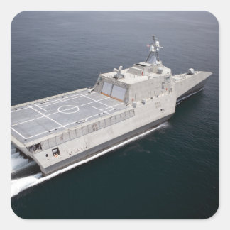 Adesivo Quadrado O navio de combate litoral Independência 3