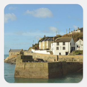 Adesivo Quadrado O Navio Inn Porthleven Cornwall Inglaterra