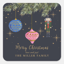 Adesivo Quadrado O Nutcracker, marinho