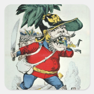 Adesivo Quadrado O ogre alemão gigante