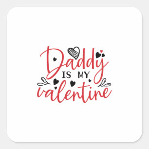 Adesivo Quadrado O Pai De Presente Do casal É Meu Namorados