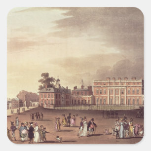 Adesivo Quadrado O palácio da rainha, o parque de St James