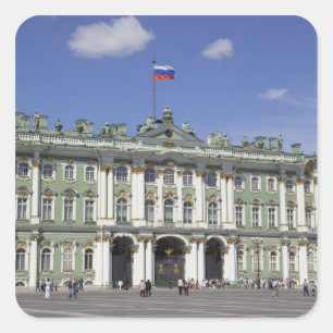 Adesivo Quadrado O Palácio de Inverno, São Petersburgo, Rússia (RF)