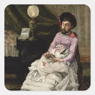 Adesivo Quadrado O palhaço