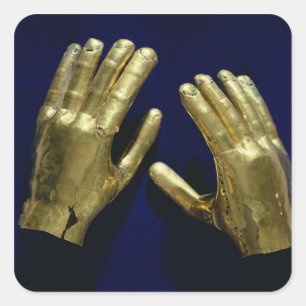 Adesivo Quadrado O par de funerário entrega, de Peru, c.200-c.800