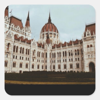 Adesivo Quadrado O Parlamento Húngaro, Budapeste, Hungria