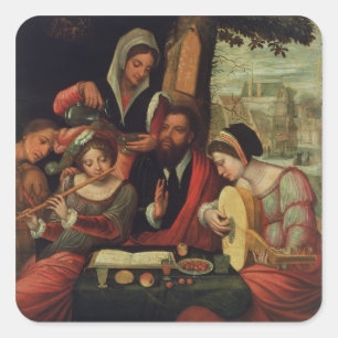 Adesivo Quadrado O partido da música