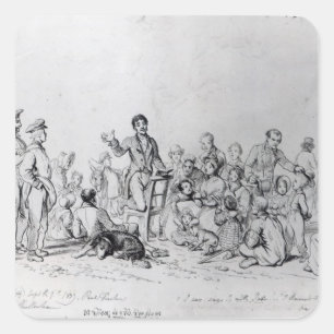 Adesivo Quadrado O Pastor de Campo, 1837