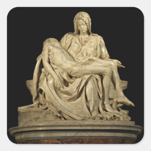 Adesivo Quadrado O Pieta de Michelangelo