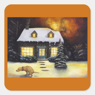 Adesivo Quadrado O Pior Pesadelo de Kinkade