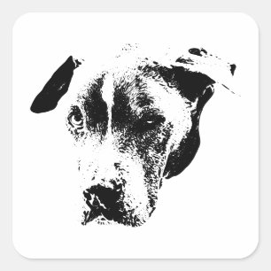 Adesivo Quadrado O Piscar os olhos que ganha