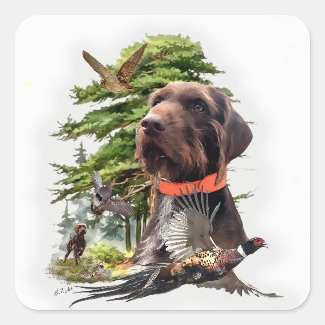 Adesivo Quadrado O Ponteiro (Frente)