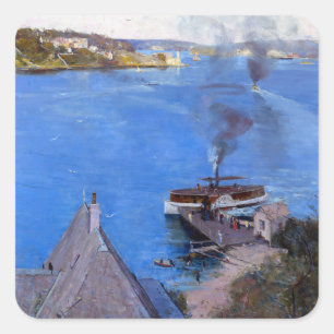 Adesivo Quadrado O ponto de Arthur Streeton Arthur Streeton McMahon