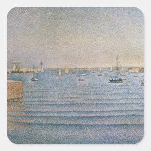Adesivo Quadrado O porto em Portrieux, 1888