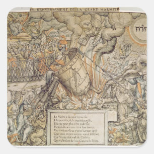 Adesivo Quadrado O Pote de Fusão