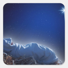 Adesivo Quadrado O presente do Natal