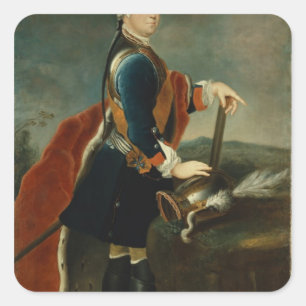 Adesivo Quadrado O príncipe herdeiro Frederick II, c.1736