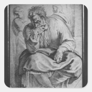 Adesivo Quadrado O Profeta Jeremiah