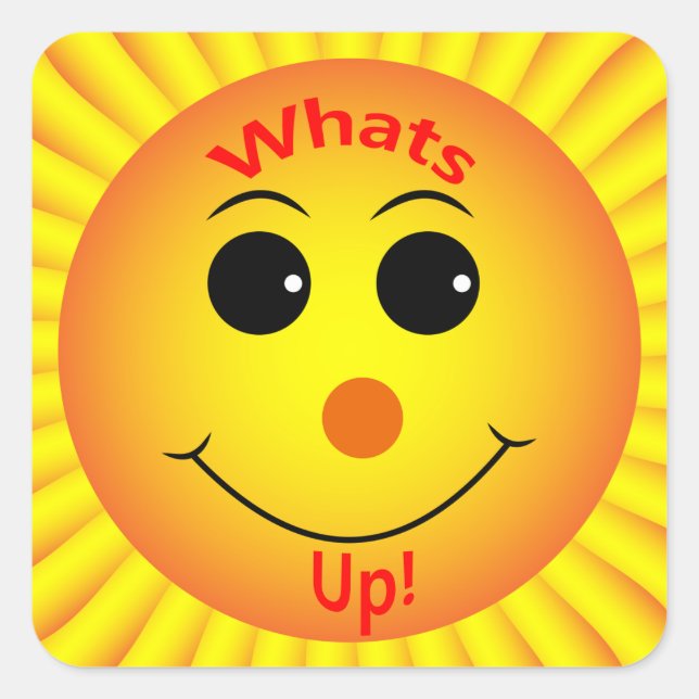 Adesivo Quadrado O Que Foi! (Frente)