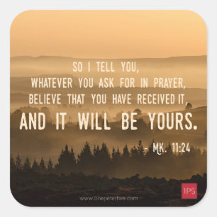 Adesivo Quadrado O que quer que você pede…