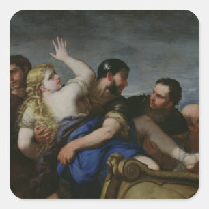 Adesivo Quadrado O rapto de Helen