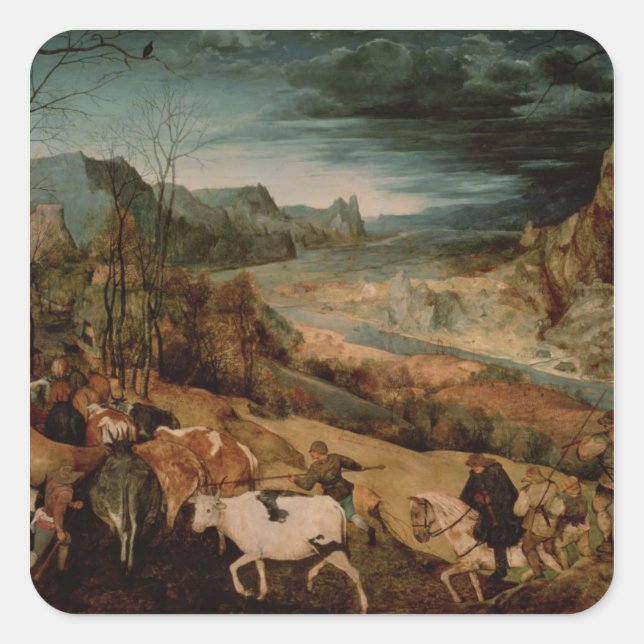 Adesivo Quadrado O regresso do Herd 1565 (Frente)