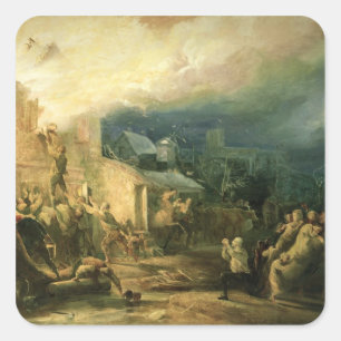 Adesivo Quadrado O resgate de John Wesley