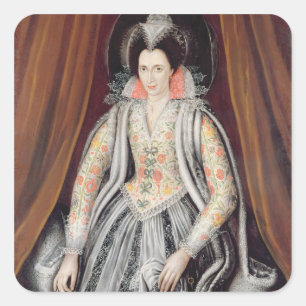 Adesivo Quadrado O retrato disse ser Susan, senhora Cinzento