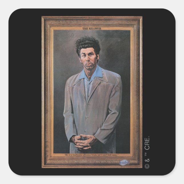 Adesivo Quadrado O Retrato Kramer (Frente)