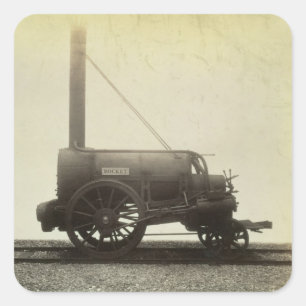 Adesivo Quadrado O "Rocket" projetou por George Stephenson (1781-1