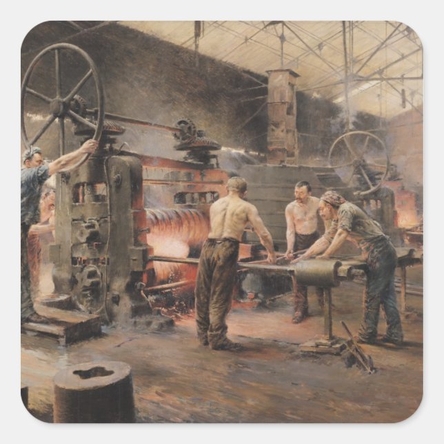 Adesivo Quadrado O Rolling Mill (Frente)