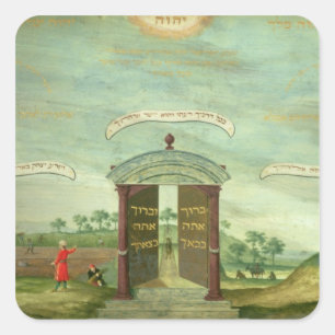 Adesivo Quadrado O Sacrifício de Isaac