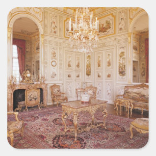 Adesivo Quadrado O salão de beleza Chinois, c.1740