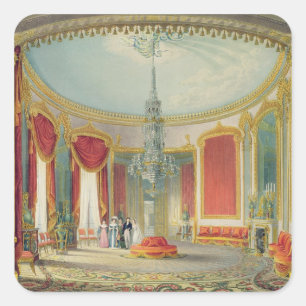 Adesivo Quadrado O Salão em fase final das Visões do Ro