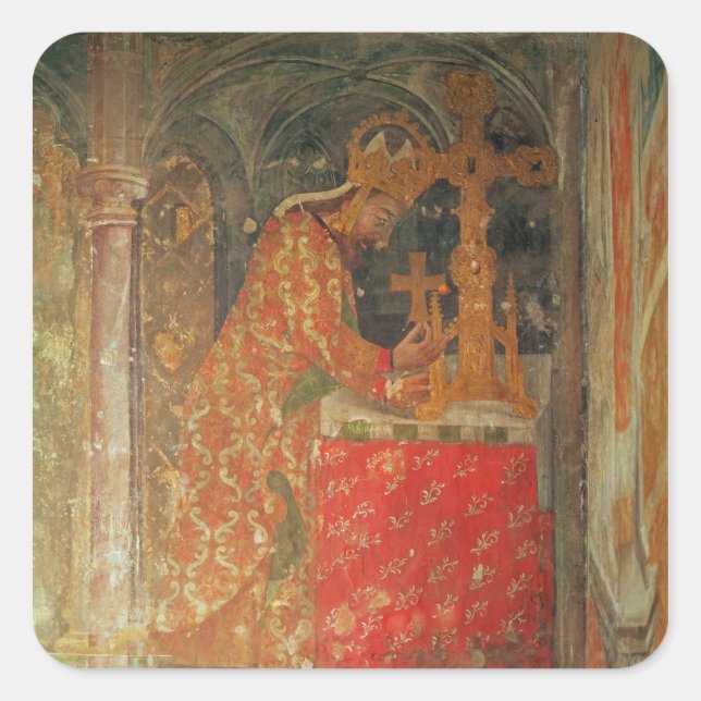 Adesivo Quadrado O Santo Imperador Romano Charles IV (Frente)