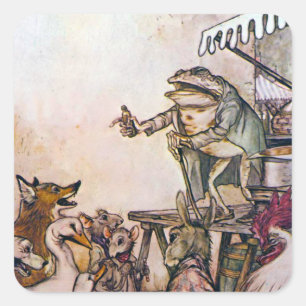 Adesivo Quadrado O Sapo Quack