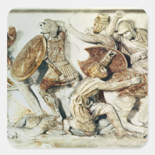 Adesivo Quadrado O sarcófago de Alexander