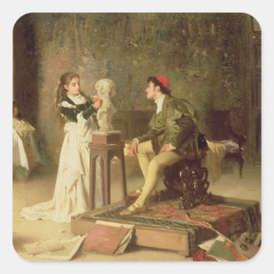 Adesivo Quadrado O Sculptress novo (óleo em canvas)